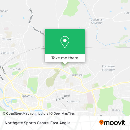 Northgate Sports Centre map