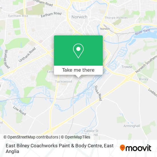 East Bilney Coachworks Paint & Body Centre map