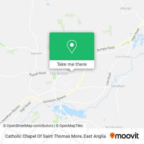 Catholic Chapel Of Saint Thomas More map