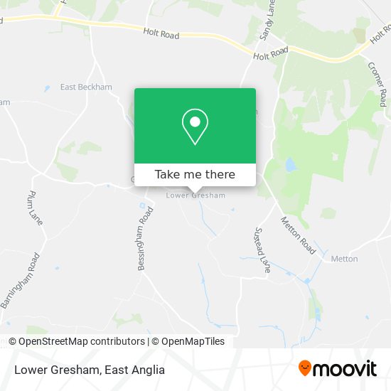 Lower Gresham map