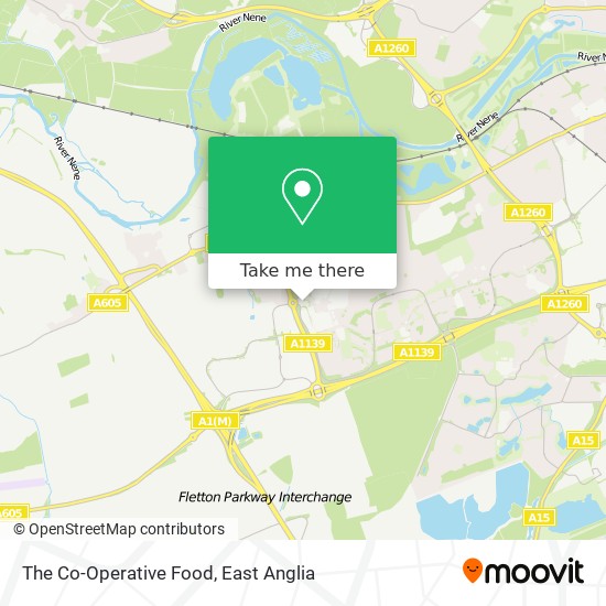 The Co-Operative Food map