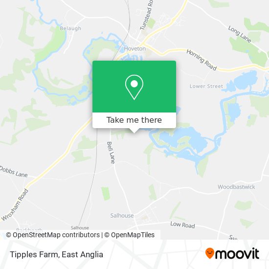 Tipples Farm map