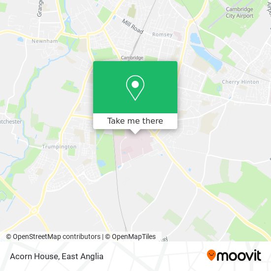 Acorn House map