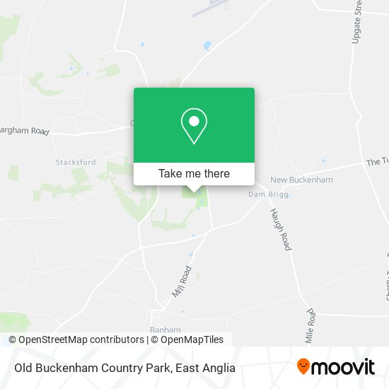 Old Buckenham Country Park map