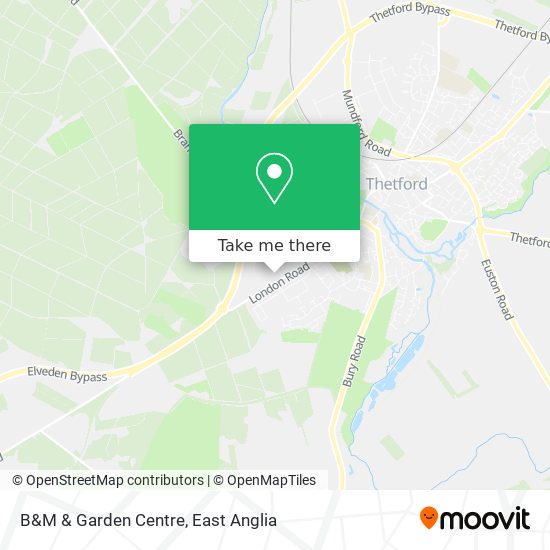 B&M & Garden Centre map