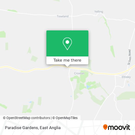 Paradise Gardens map