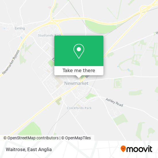 Waitrose map