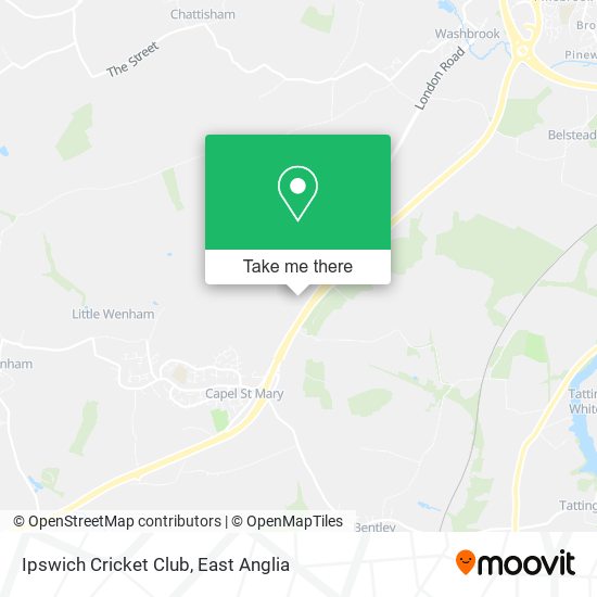 Ipswich Cricket Club map