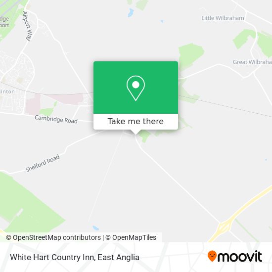 White Hart Country Inn map