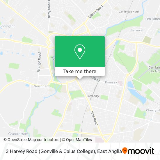 3 Harvey Road (Gonville & Caius College) map