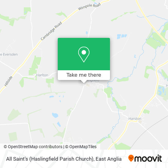 All Saint's (Haslingfield Parish Church) map