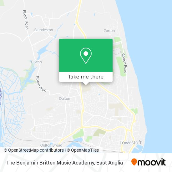 The Benjamin Britten Music Academy map