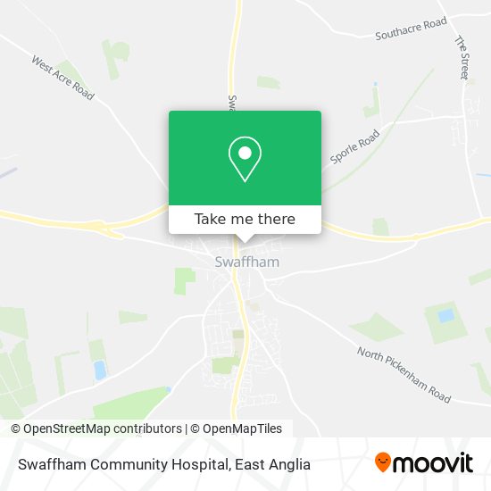 Swaffham Community Hospital map