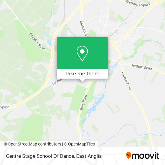 Centre Stage School Of Dance map