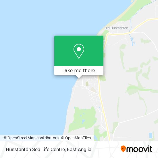 Hunstanton Sea Life Centre map