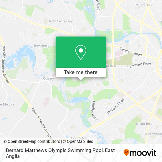 Bernard Matthews Olympic Swimming Pool map