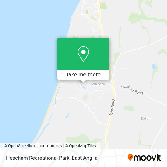 Heacham Recreational Park map