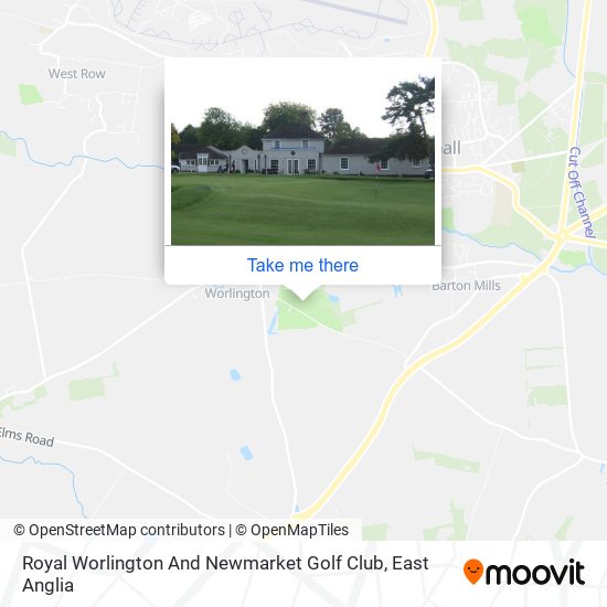 Royal Worlington And Newmarket Golf Club map