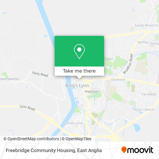 Freebridge Community Housing map