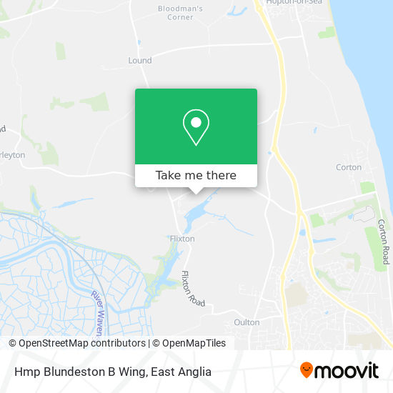 Hmp Blundeston B Wing map