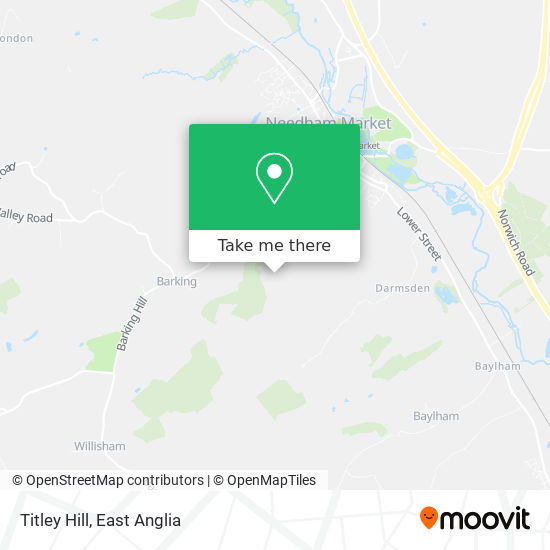 Titley Hill map