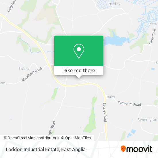 Loddon Industrial Estate map