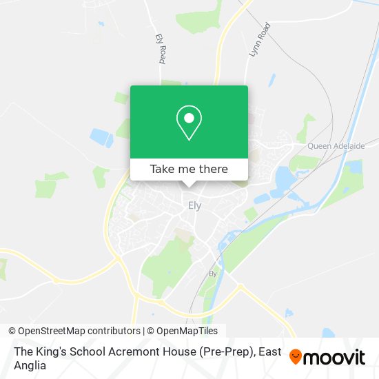 The King's School Acremont House (Pre-Prep) map