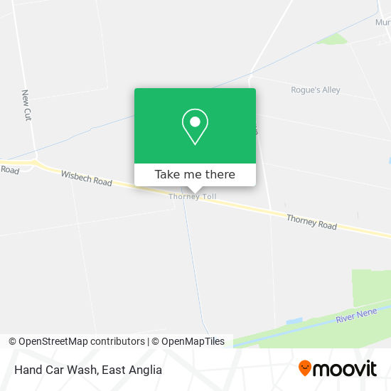 Hand Car Wash map