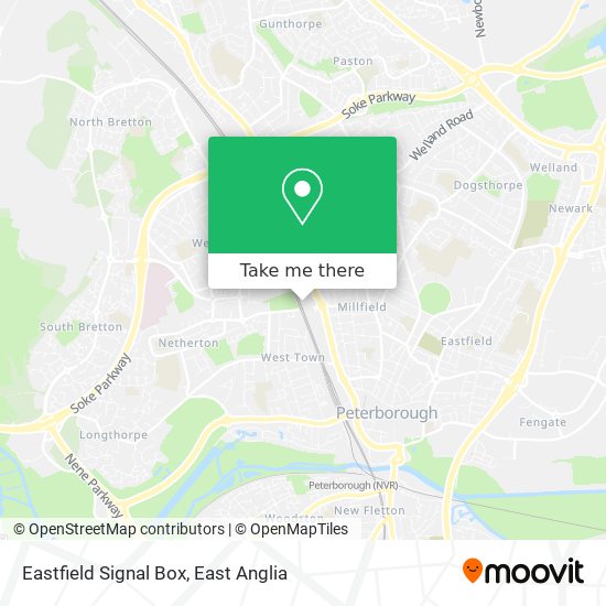 Eastfield Signal Box map