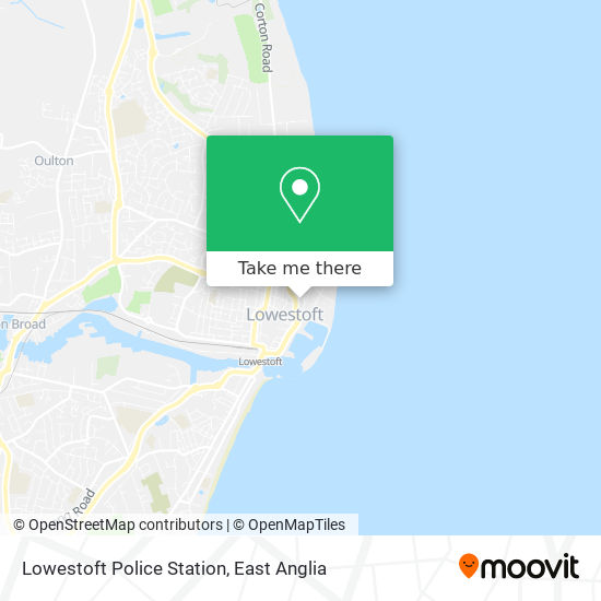 Lowestoft Police Station map