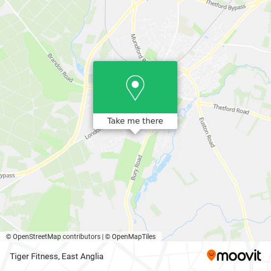 Tiger Fitness map