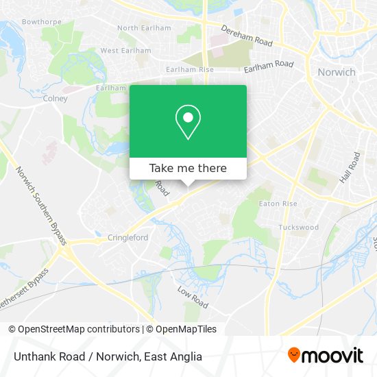 Unthank Road / Norwich map