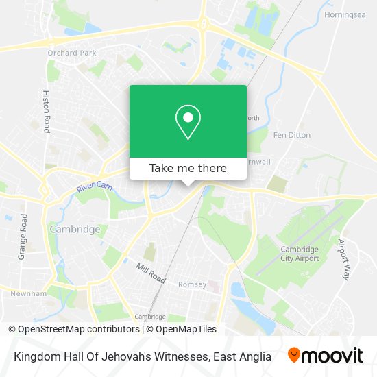 Kingdom Hall Of Jehovah's Witnesses map