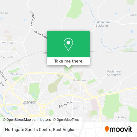 Northgate Sports Centre map