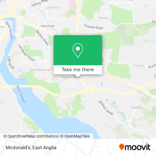 Mcdonald's map