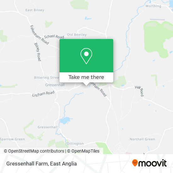 Gressenhall Farm map