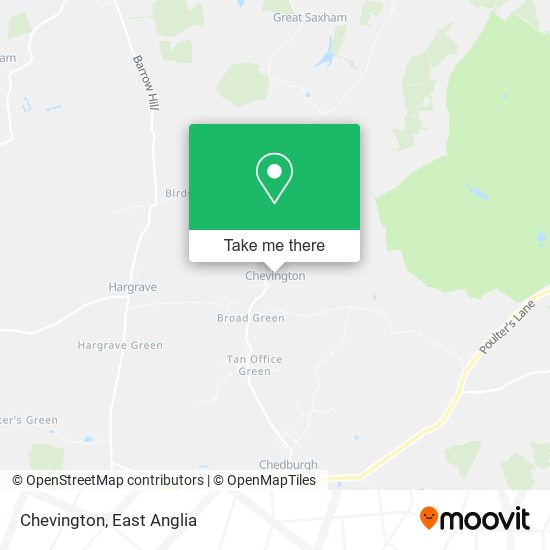 Chevington map