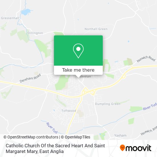 Catholic Church Of the Sacred Heart And Saint Margaret Mary map