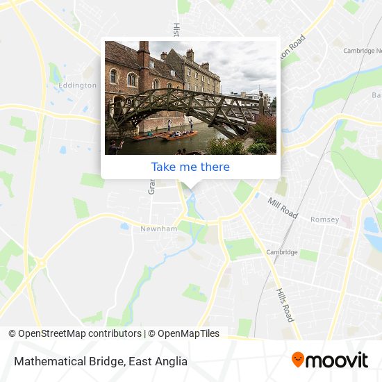 Mathematical Bridge map