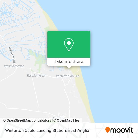 Winterton Cable Landing Station map