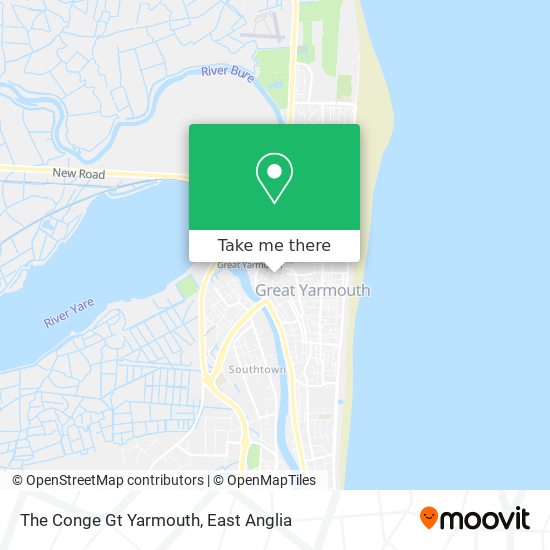 The Conge Gt Yarmouth map