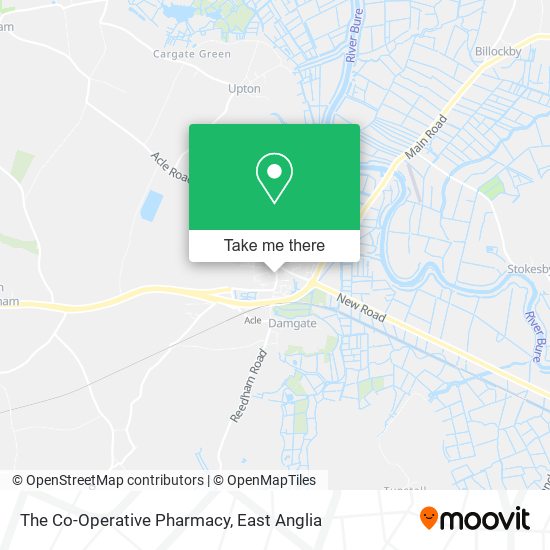 The Co-Operative Pharmacy map