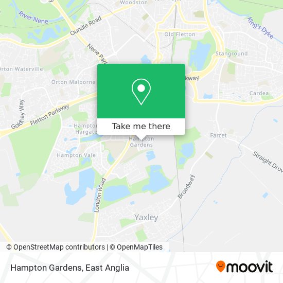 Hampton Gardens map
