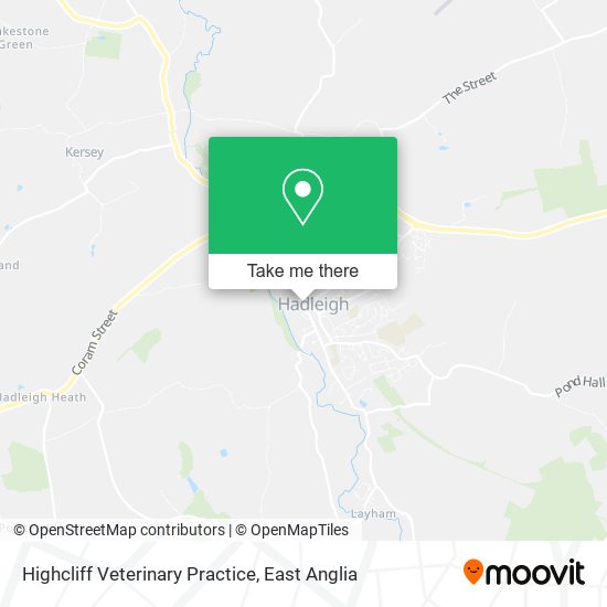 Highcliff Veterinary Practice map