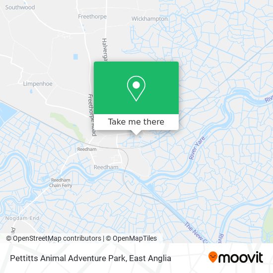 Pettitts Animal Adventure Park map