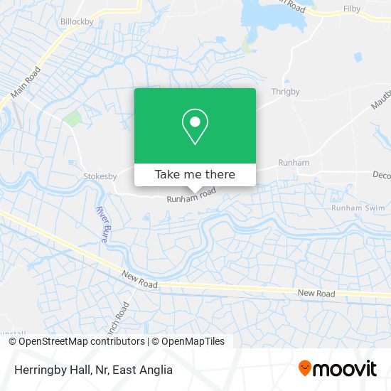 Herringby Hall, Nr map