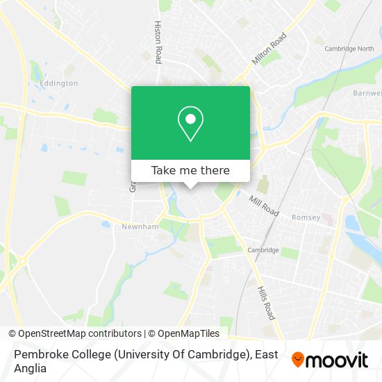 Pembroke College (University Of Cambridge) map