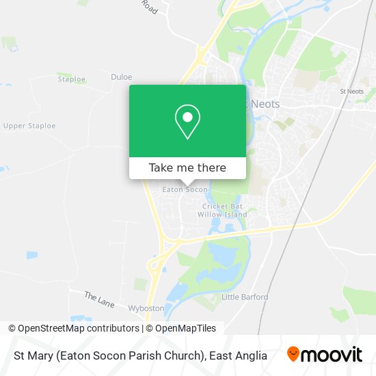 St Mary (Eaton Socon Parish Church) map