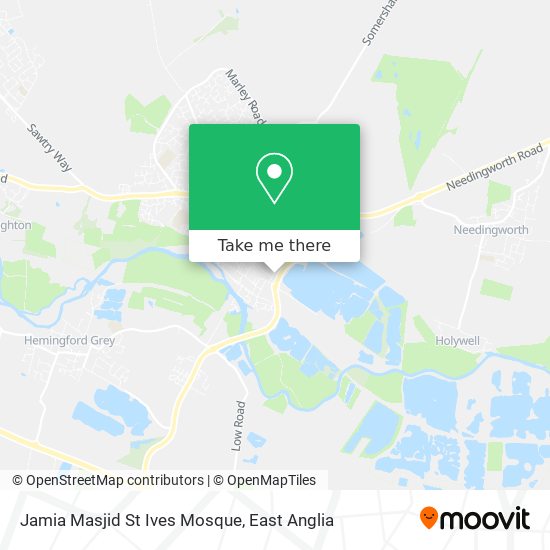 Jamia Masjid St Ives Mosque map