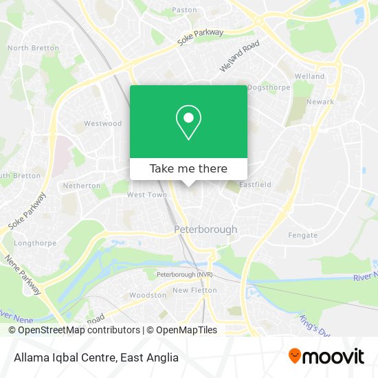 Allama Iqbal Centre map